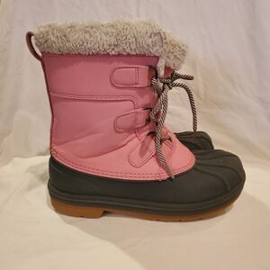 Cat & Jack lace up winter boots girls size 2